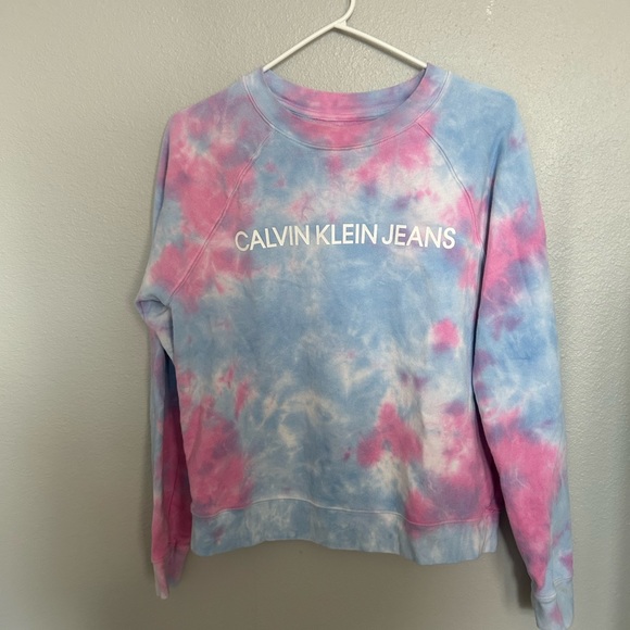 Calvin Klein Jeans Women’s Tie Dye Crewneck - Picture 3 of 6